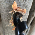 Wooden hand auger drill bit for camping and outdoor play, designed for kids' outdoor toy sets, 25mm size for survival gear.