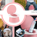 Foldable toddler travel potty seat by Everything Baby, portable and suitable for kids' toilet training on the go.