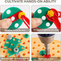 Creative Tool Box with electric drill and mosaic toy for kids, 3D pretend play kit for children ages 3-12, by Everything Baby.