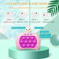 Light-up Easter Bunny Pop Quick Push game toy for kids, featuring colorful bunny design, perfect for Easter basket fun and pretend play.