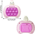 Handheld Easter Bunny Pop game toy with light-up bubbles for kids, perfect as Easter basket gift for boys and girls.