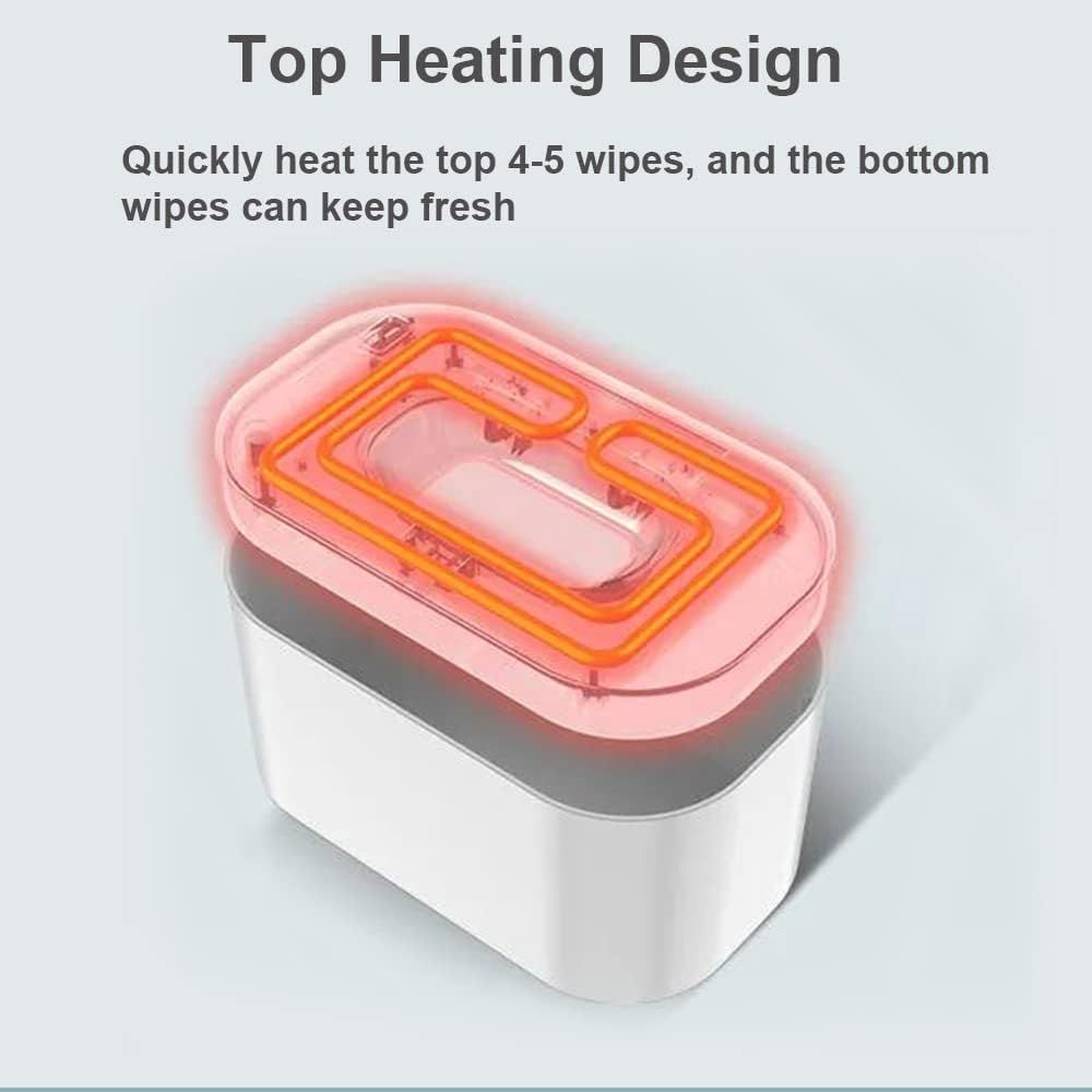 Baby wipe warmer with digital display from Everything Baby, adjustable temperature, large capacity for warm baby wipes.