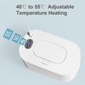 Baby wipe warmer with digital display and adjustable temperature, large capacity for baby wet wipes, by Everything Baby.