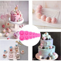 Silicone 3D pearl mold by Everything Baby, featuring semi-sphere shapes for cake decorating, lollipops, and mousse.