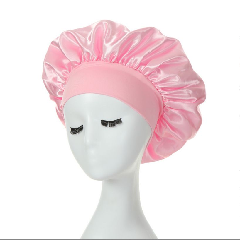Kids satin sleep cap by Everything Baby, girl’s bonnet with soft satin material for comfortable sleep and hair protection.