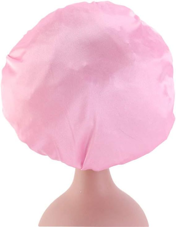 Kids satin sleep cap by Everything Baby, cute satin bonnet for girls, perfect for bedtime or chemo hair protection.