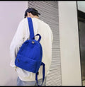 Blue small backpack purse for teen girls and kids, stylish mini backpack for girls over 3 years, perfect for accessories and daily use.