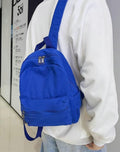 Blue mini backpack purse for teen girls and women, stylish small accessory bag, ideal for kids over 3 years old