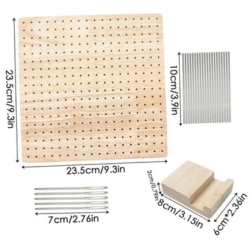 Crochet Knitting Boards Gift Shaper Fixed Plate Square Accessories Knitting Supplies Wood Blocking Board Crochet positional