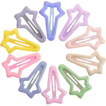12PCS Metal Snap Hair Clips No Slip Hair Barrettes for Women And Girls 2.36 Inch hair clips for thin hair