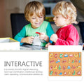 Wooden Arabic alphabet puzzle for kids, Montessori preschool toy by Everything Baby, featuring colorful hand grip puzzle pieces for early learning.