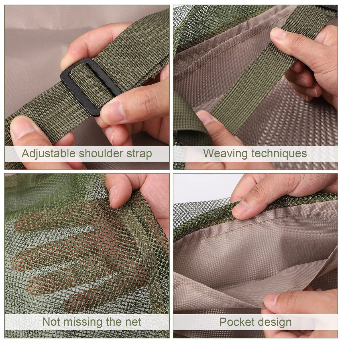 Green mushroom foraging bag by Everything Baby, practical and cute for collecting mushrooms during outdoor foraging adventures.