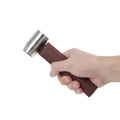 Gear for Survival Settlers hand auger wrench with wood drill peg, manual hole maker, and leather case, suitable for outdoor camping activities.