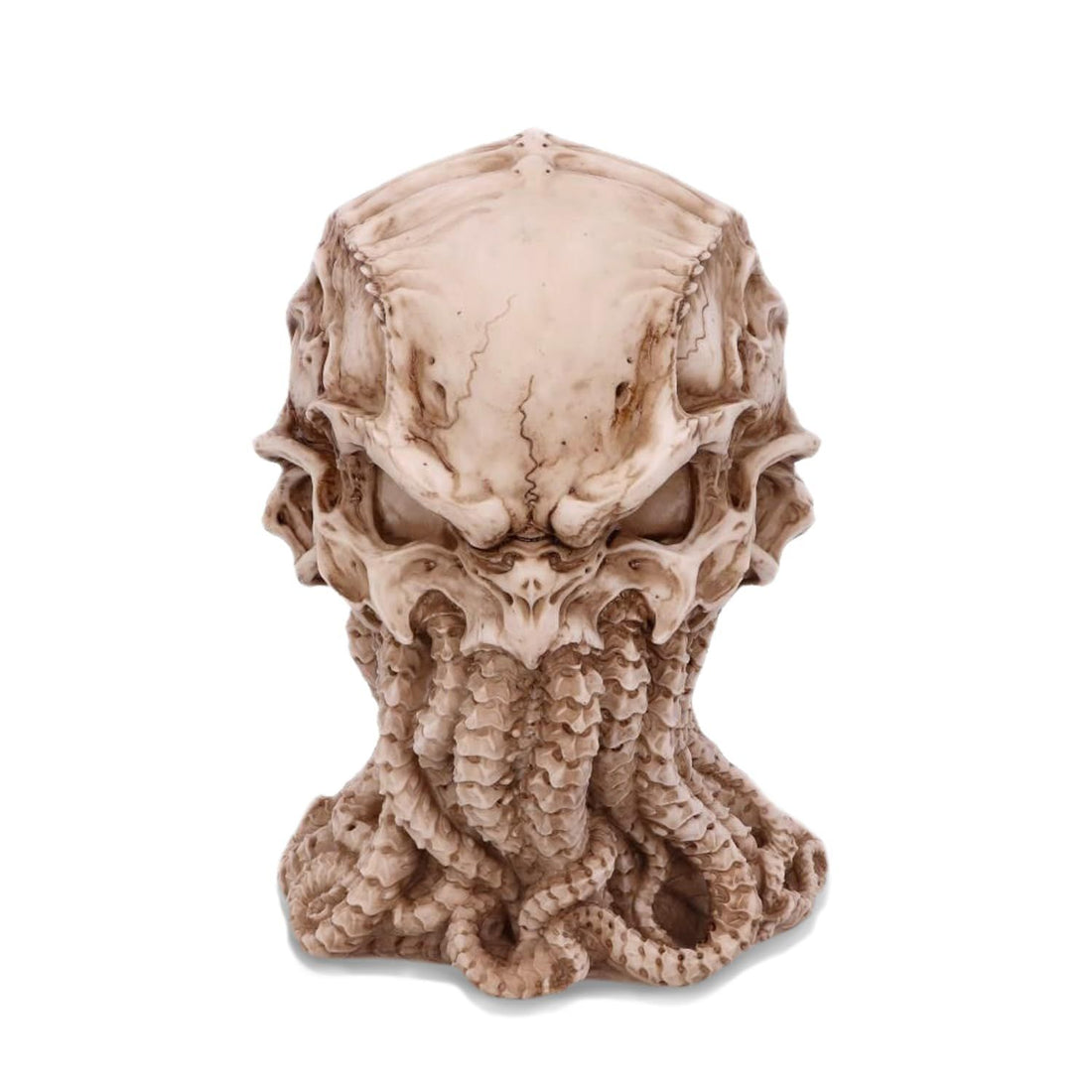 6-inch Sea God Skull Statue collectible figurine by Nemesis Now, featuring mythic sea god design with detailed natural finish.