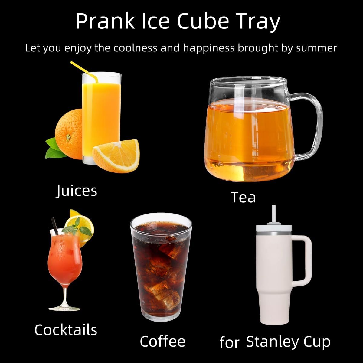 Red silicone ice cube mold tray by Everything Baby for making fun ice blocks and coffee cubes for whiskey and cocktails.