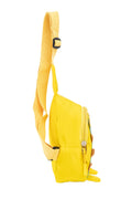 Cute children's dinosaur sling bag with cartoon crown design, small crossbody shoulder bag and coin purse for kids by Everything Baby.