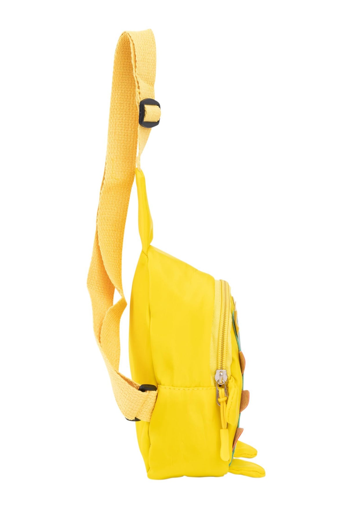 Cute children's dinosaur sling bag with cartoon crown design, small crossbody shoulder bag and coin purse for kids by Everything Baby.