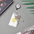 Medical stethoscope retractable badge holder reel clip with caduceus design, suitable for doctors, nurses, and medical students.