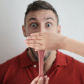 7-pack Halloween fake tongues, realistic horror tongue props for tricks, suitable for kids' costume and prank use.