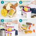 Everything Baby squeeze station for homemade baby food and puree pouches, dishwasher safe, ideal for babies and toddlers.