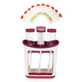 Everything Baby squeeze station for homemade baby food pouch filling, dishwasher safe, ideal for purees for babies and toddlers.