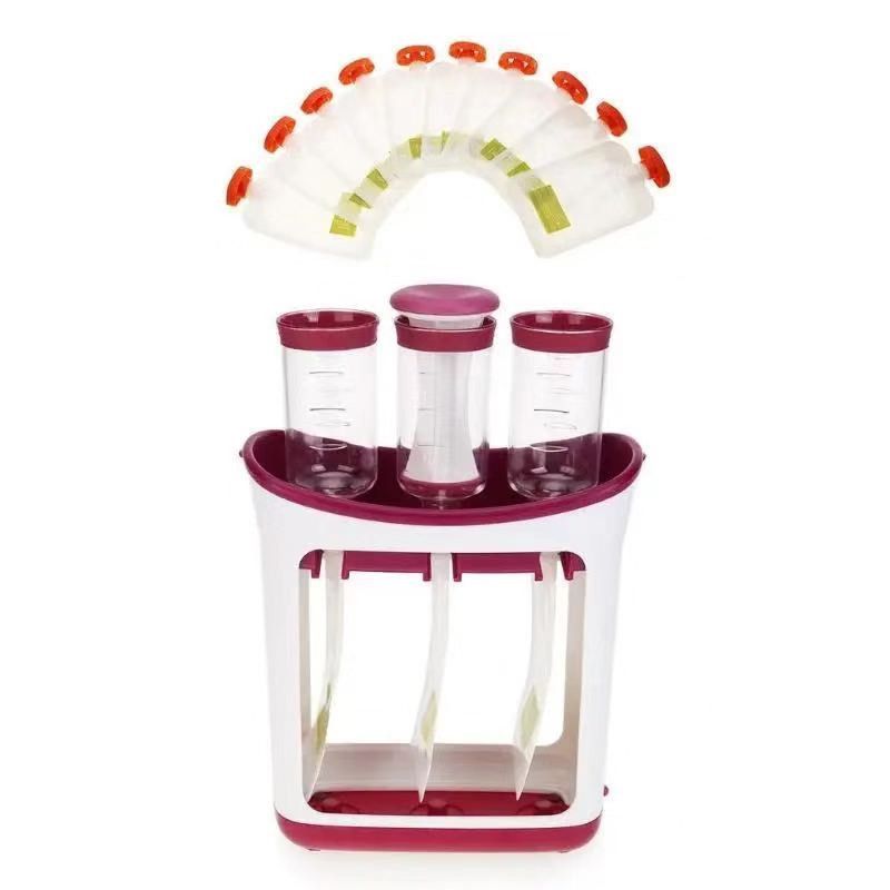 Everything Baby squeeze station for homemade baby food pouch filling, dishwasher safe, ideal for purees for babies and toddlers.