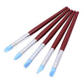 Set of 5 clay color sculpting shapers with flexible rubber tips, ideal for art and drawing projects by Everything Baby.