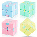 Colorful cube puzzle toys for kids and adults, designed for stress relief, focus, and fun, perfect for sensory play and ADHD.