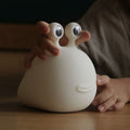 Soft silicone funny kid night light by Everything Baby, designed for bedrooms, perfect for pretend play and birthday room decor.