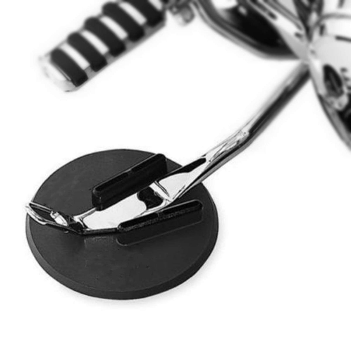 Everything Baby motorcycle bracket pad for sliding and parking extension, designed for bike and scooter support and safety.