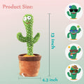 Talking dancing cactus toy from Everything Baby, mimics sounds, sings, dances, and records for kids' pretend play activities.