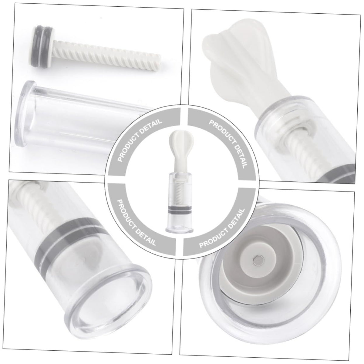 Nipple suction cups for breastfeeding care by Everything Baby, showing clear silicone retractor with ergonomic design for inset nipples.