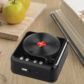 Black portable Bluetooth speaker by Everything Baby with long playtime, suitable for outdoor, travel, and home use.