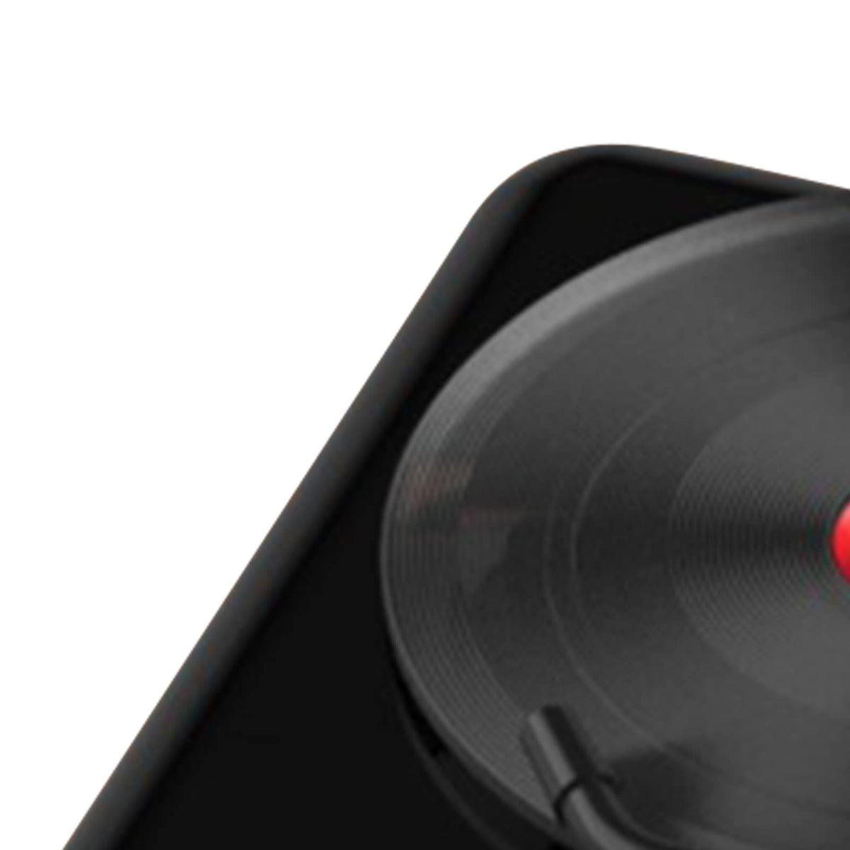 Black portable Bluetooth speaker by Everything Baby, outdoor-friendly with long playtime and multi-speaker pairing for home and travel