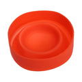 Silicone microwave popcorn popper with lid and handles, collapsible, dishwasher safe, designed for fun pretend play for kids.
