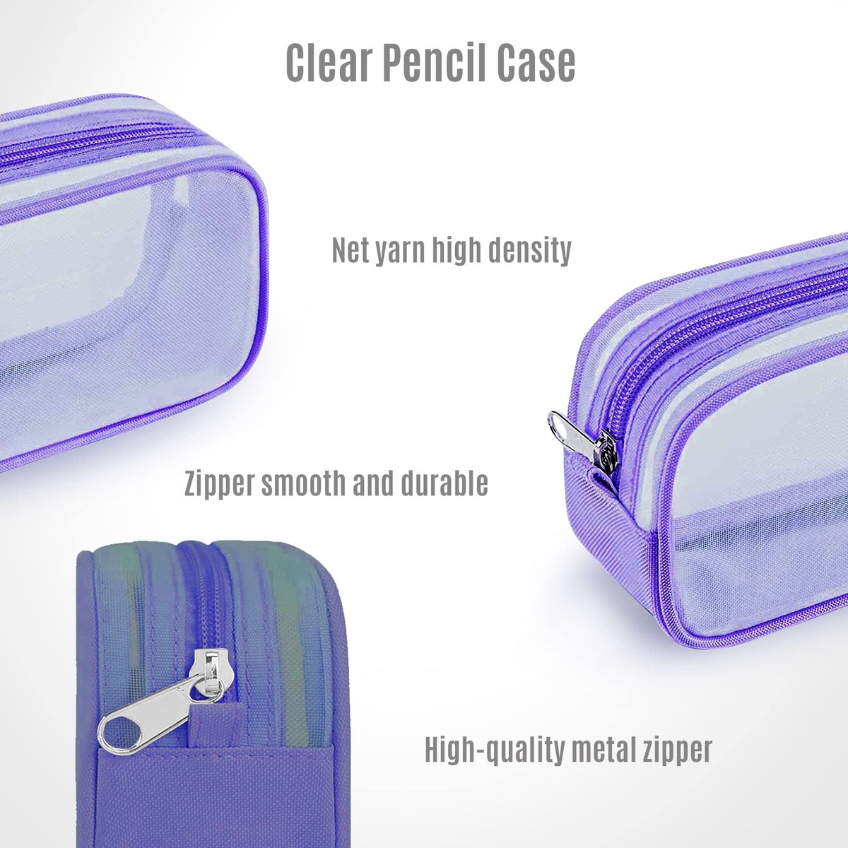 Mesh pencil case for kids by Everything Baby, portable pen and stationery organizer with grid mesh design for school supplies.