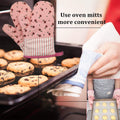 Cute heat-resistant oven mitts for kids from Everything Baby, perfect for pretend play and baking fun in the kitchen.