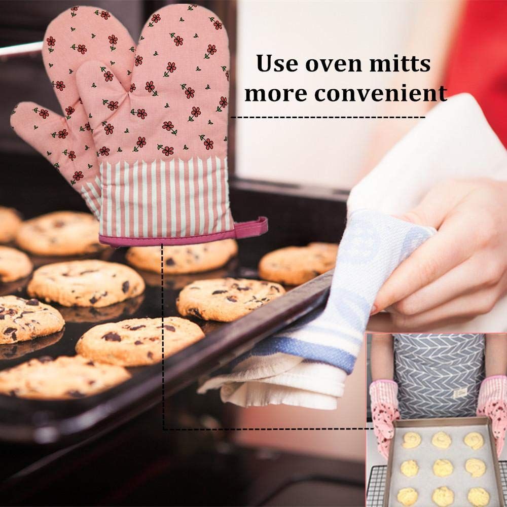 Cute heat-resistant oven mitts for kids from Everything Baby, perfect for pretend play and baking fun in the kitchen.
