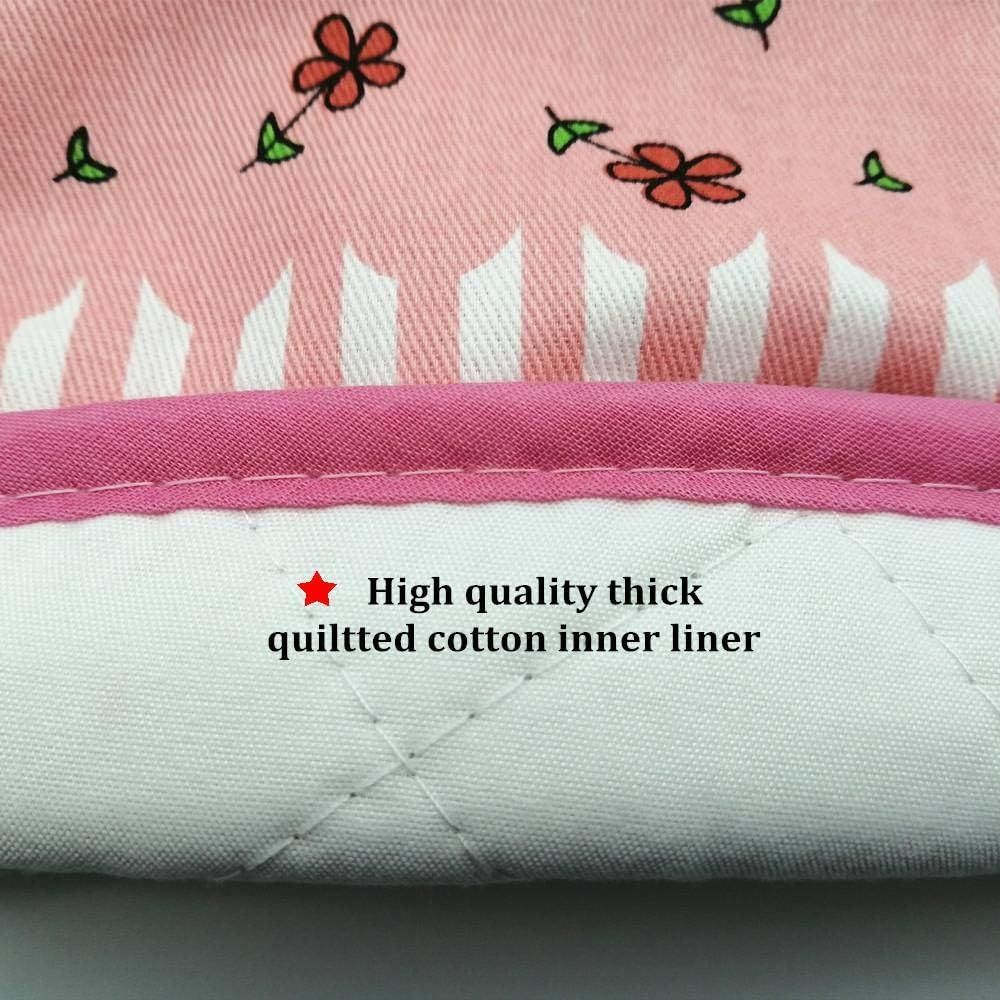 Cute heat-resistant oven mitts for kitchen use, designed for adults and kids, perfect for cooking, grilling, and baking.