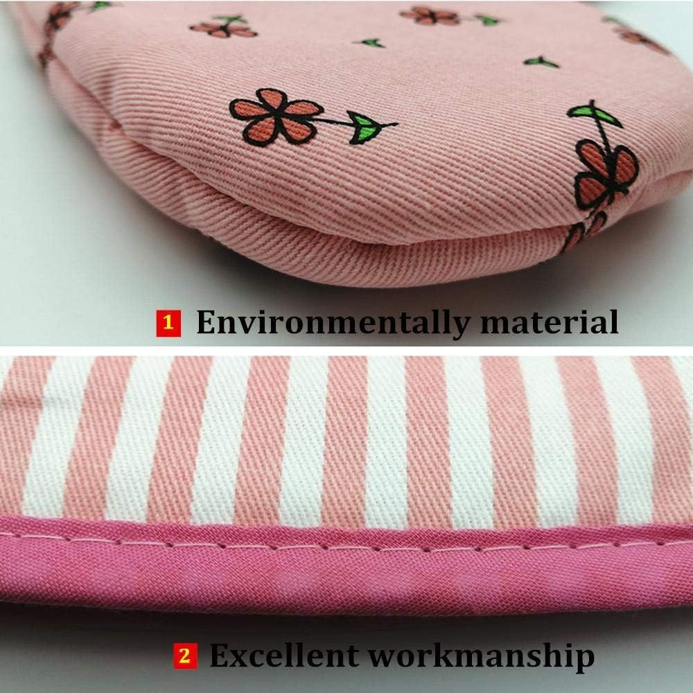 Pair of cute, heat-resistant oven mitts for kids by Everything Baby, designed for cooking, baking, and grilling pretend play.