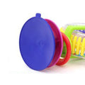 Colorful rotating ferris wheel baby table toy with suction cup, designed for one-year-olds to entertain at a kid's table, by Everything Baby.