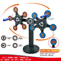 Electronic rotating moving target auto reset for kids, features digital display, colorful design, and is suitable for ride-on toy gifts.