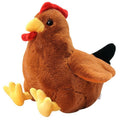 Lifelike plush rooster stuffed toy, realistic sitting hen pillow, baby and kids pretend play chicken by Everything Baby