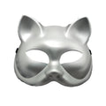 Four colorful cat masks for kids, designed for Halloween and cosplay, featuring playful animal designs for pretend play.