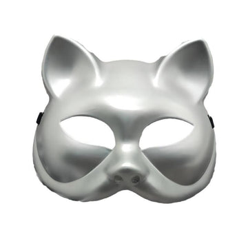 Four colorful cat masks for kids, designed for Halloween and cosplay, featuring playful animal designs for pretend play.
