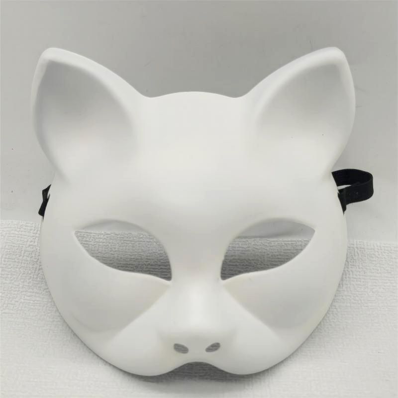 Four colorful animal masquerade cat masks for kids, perfect for Halloween, dress-up, and pretend play costumes.