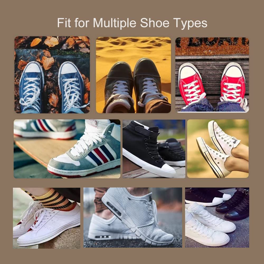 Three pairs of navy flat shoelaces for boys' sneakers, ideal for athletic running shoes and casual sneakers.