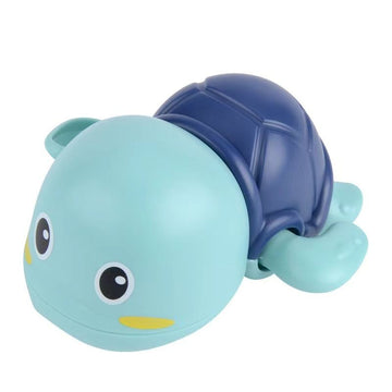 Little turtle baby bath toy set by Everything Baby, children playing in water, swimming and having fun with soft water toys