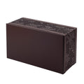 Leather tissue box for living room or hotel dining table, stylish household paper holder by Everything Baby, suitable for pretend play.
