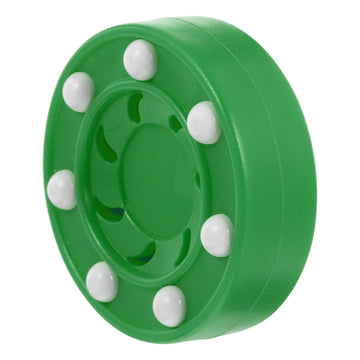 Baby and kids outdoor toy: flat round roller skating ball for kids and adults, ideal for outdoor play and land hockey games.